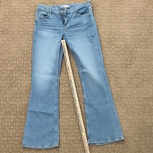 Zara Light Blue Wide Leg Jeans